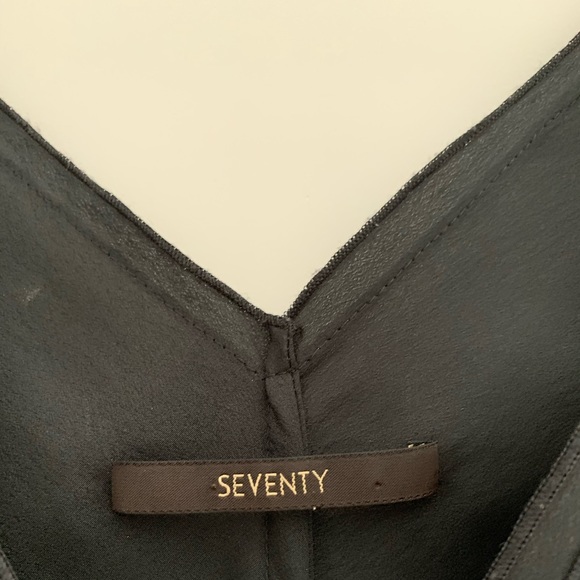 Seventy silk abstract print sleeveless top - Picture 2 of 3